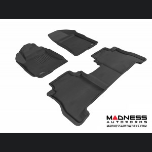 Hyundai Santa Fe Floor Mats (Set of 3) - Black by 3D MAXpider